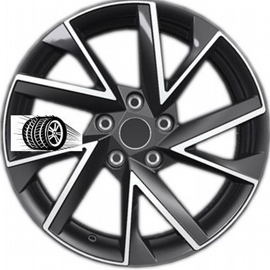 Литые диски Khomen Wheels 7×R17 5×114.3
