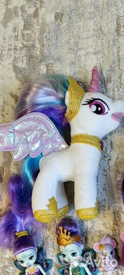 Куклы энчантималс, пони, единороги, Селестия