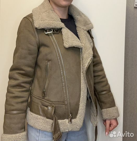 Дубленка женская 44