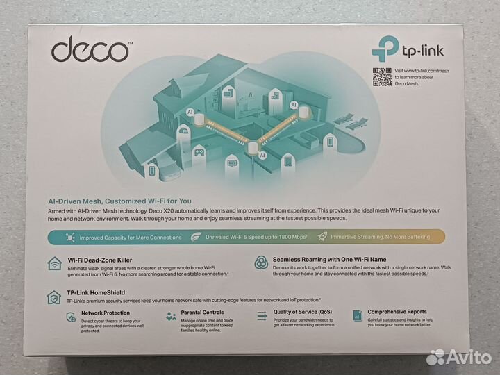 Wi fi Mesh TP-Link Deco x20 3шт Новая гарантия