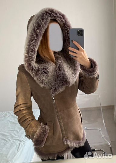 Дубленка натуральная женская 42-44