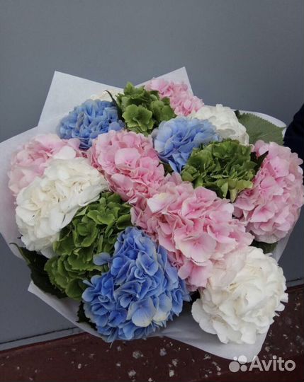 Гортензии, Букет из гортензии, 7 9 15 11