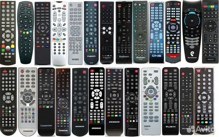Пульт для телевизора, приставки и другой техники