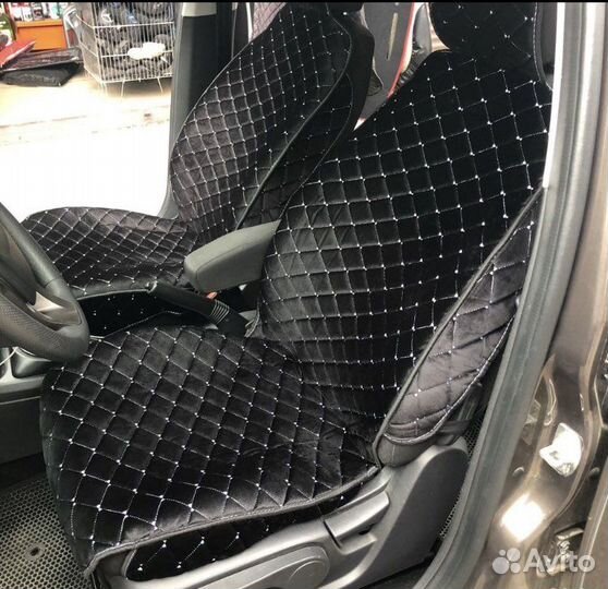 Накидки на сиденья из велюра