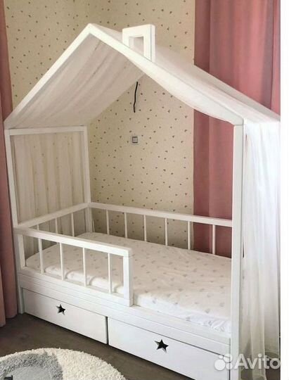 Детская кровать новая с бортиком