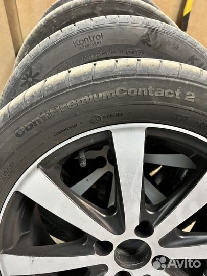 R16 Continental ContiPremiumContact 2 195/55, PCD 4x100 DIA 60.1