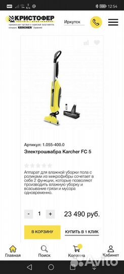 Моющий пылесос Karcher