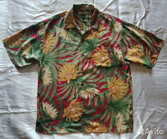 Гавайская рубашка Tommy Bahama, шёлк, M/L купить в Москве | Личные вещи ...