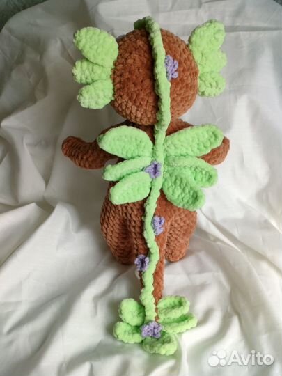 Дракон (вязаная мягкая игрушка-сувенир)