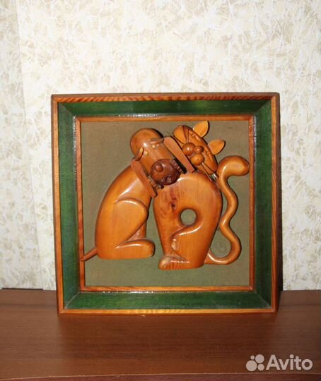 Объемная Картина из дерева, панно, композиция