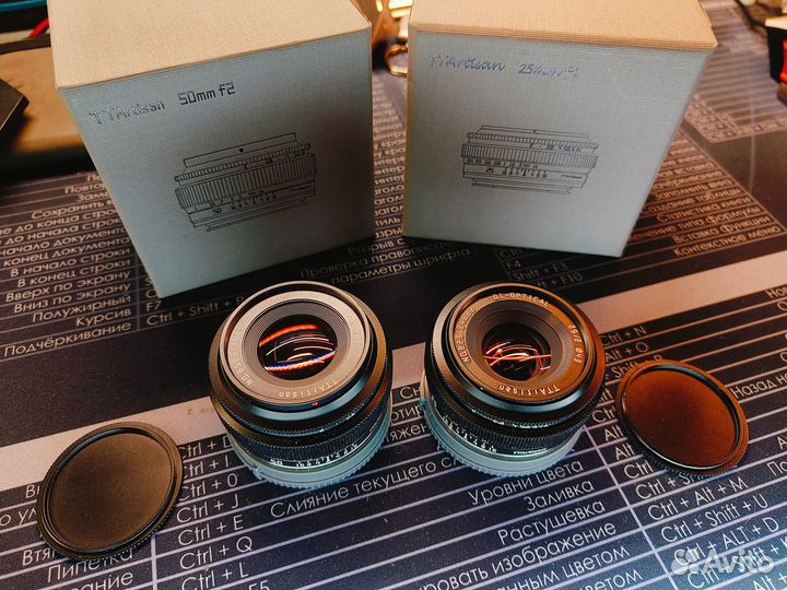 Объективы TTArtisan 50 mm f/2 и TTArtisan 25 mm f