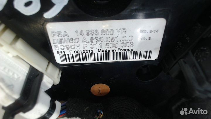 Переключатель отопителя Citroen C8, 2005