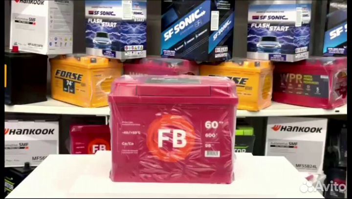 Аккумулятор FB 60 Ач (1) (L)