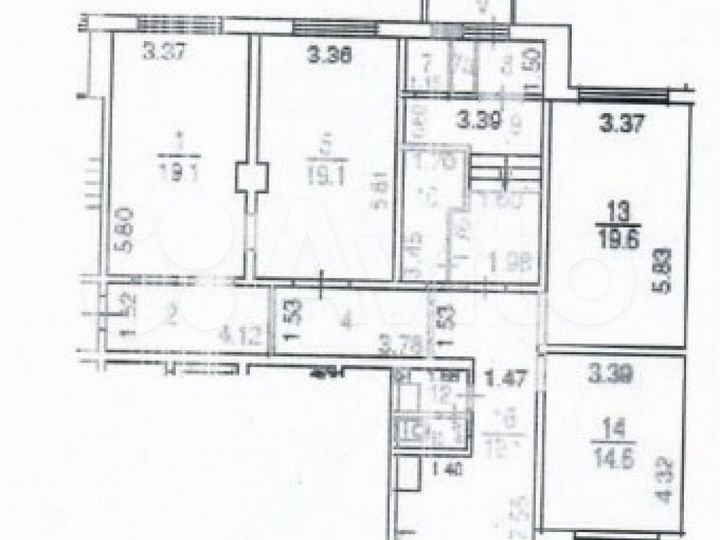 Сдам офисное помещение, 123.8 м²