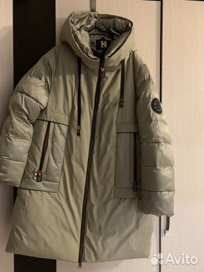 Пуховик женский 50 52 размер бу