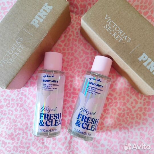Мист Fresh & Clean Glazed Victoria's Secret pink