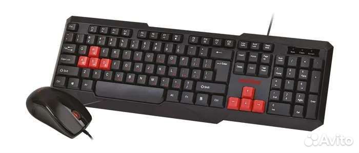 Комплект клавиатура+мышь проводной Smartbuy