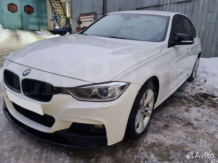 Губа сплиттер M Perfomance на бампер BMW 3 F30