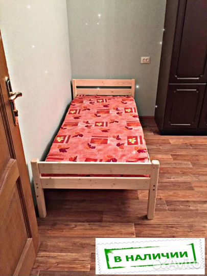 Кровать односпальная двуспальная с матрасом