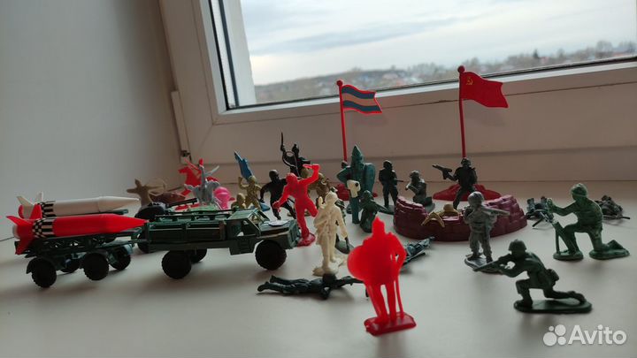 Солдатики Индейцы Всадники Оритет Фигурки 90-х