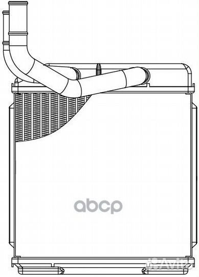 Радиатор отоп. для Chery Kimo A1 07- LRh3026