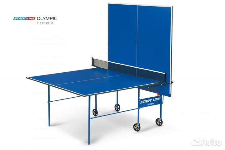 Теннисный стол с сеткой эко15