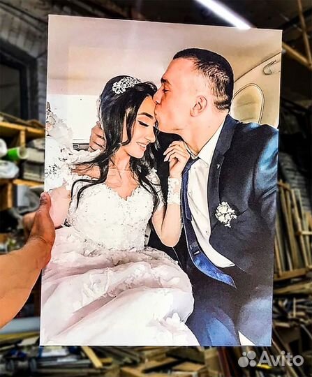 Портрет по фото на холсте в Новосибирске