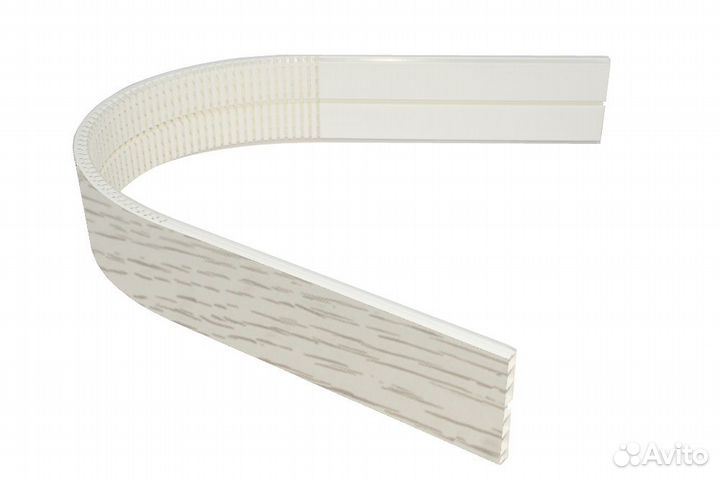 Цоколь пвх арочный универсальный Дуб светло-серый