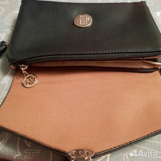 Сумка-клатч женская натуральная кожа