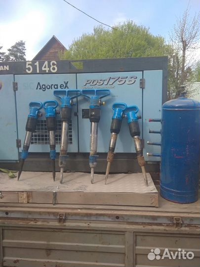 Аренда компресора с отбойными молоткам