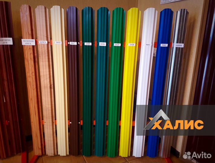 Евроштакетник под дерево