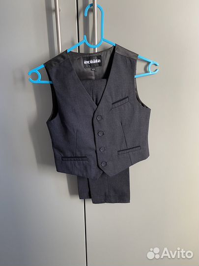 Костюм для мальчика 104 см серый Acoola
