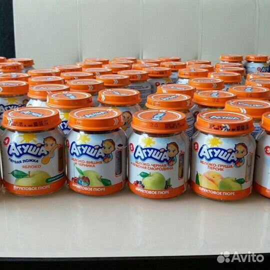 Фруктовое пюре агуша