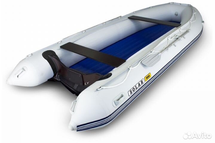 Лодка моторная Солар/Solar 500 К Максима Серый