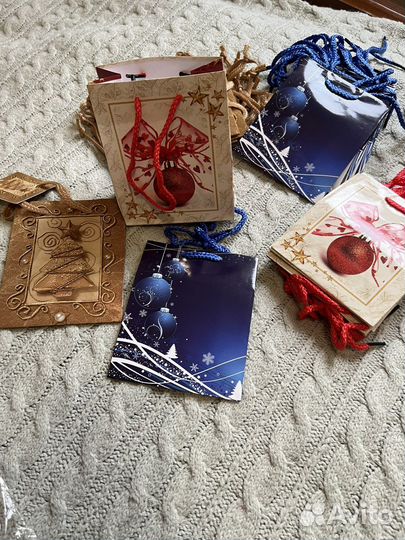 Подарочные пакеты маленькие