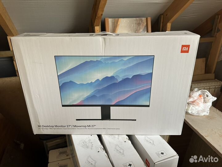 Монитор Xiaomi 27 Black 75hz Ips 1920 1080 новые