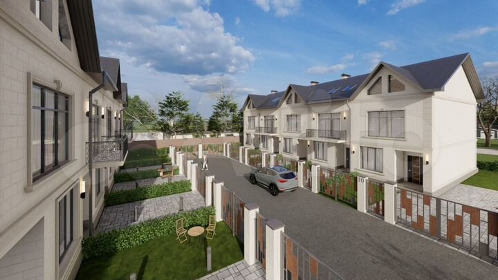 Коттедж 155 м² на участке 2 сот.