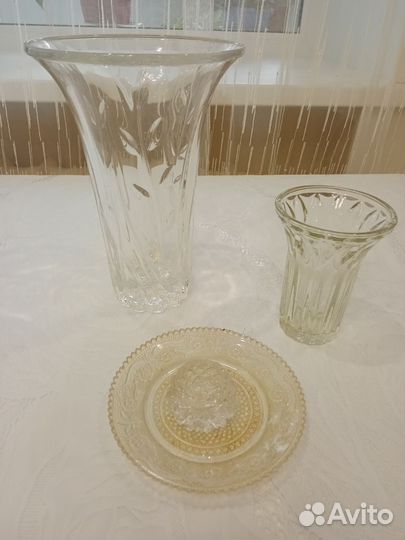 Ваза стекло СССР