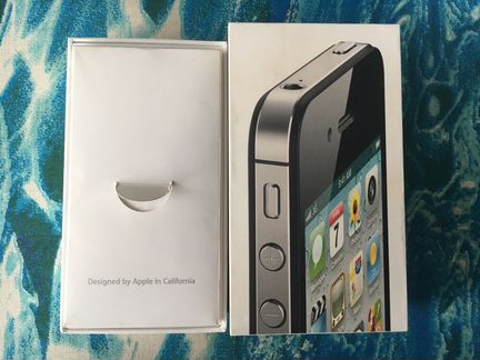 Коробка от iPhone 4 S