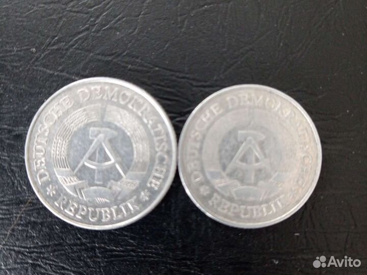 Монеты гдр, фрг