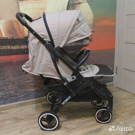 Коляска прогулочная Dearest 818 + бежевая 2022года
