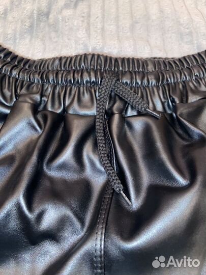 Брюки кожаные