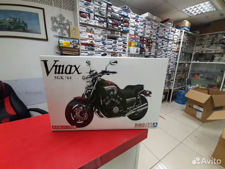 06313 Yamaha Vmax '04 1:12 Aoshima Сборная модель