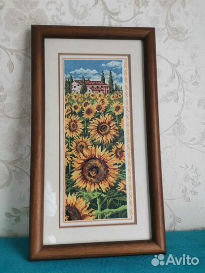 Картина вышитая крестом