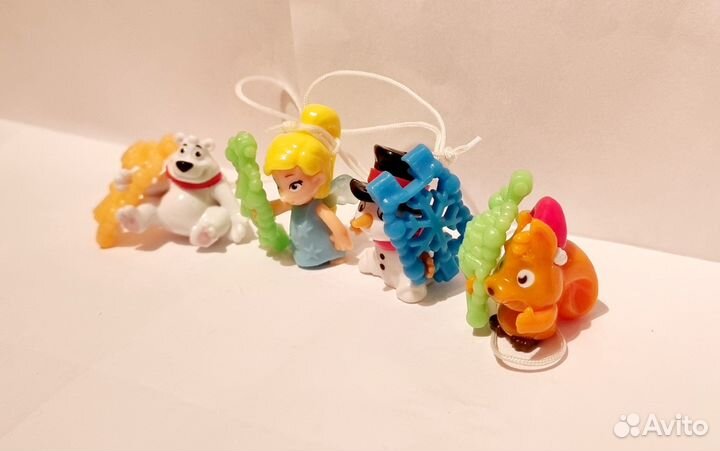 Фигурки из киндера «Рождественская гирлянда» -4