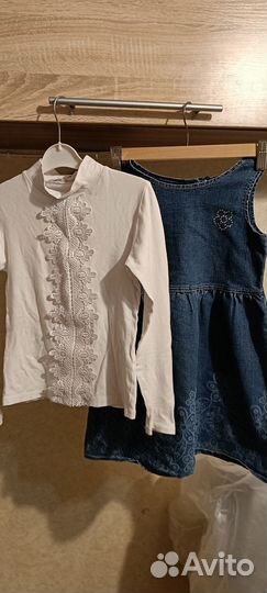 Джинсовый сарафан для девочки