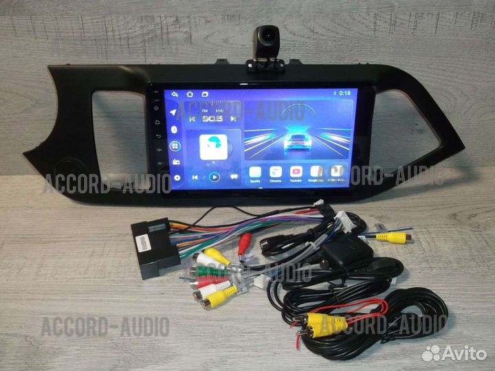 Магнитола Kia Picanto 2 Android с камерой GPS WiFi