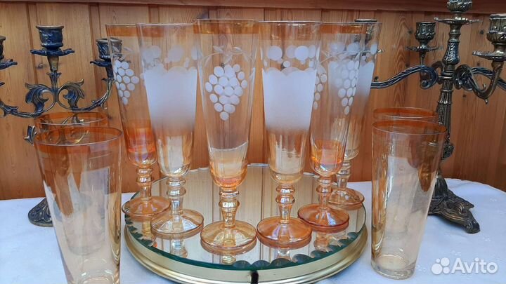 Набор фужеров, стаканов СССР дхз