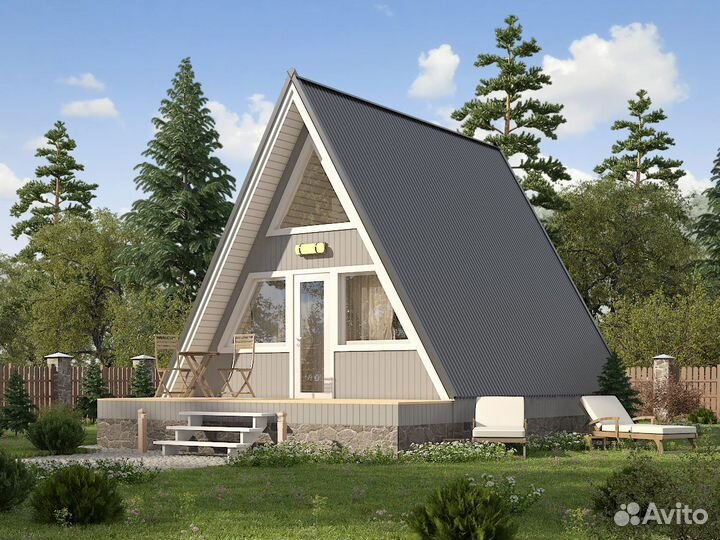 Дом a frame под ключ