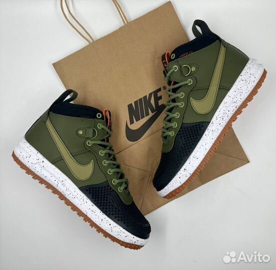 Nike Air Force 1 Lunar Duckboot мужские осенние